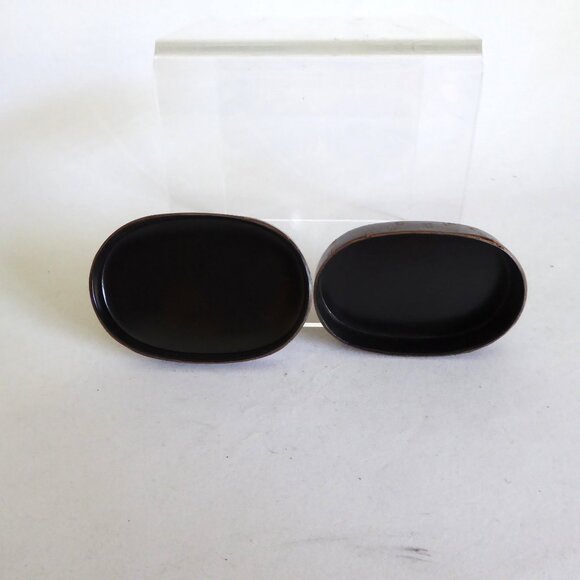 VINTAGE JAPANESE KABAZAIKU HANDCRAFTED WOOD CHERRY BARK LIDDED BOX CONTAINER NEW - Picture 5 of 7